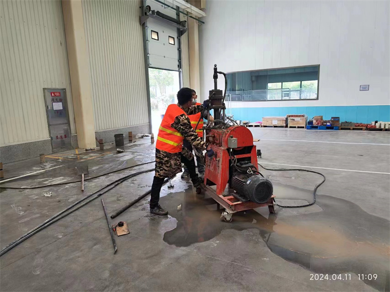 清丰厂房地面下沉塌陷注浆加固施工